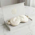 Deloréa Silk Sleep Mask — Ivory